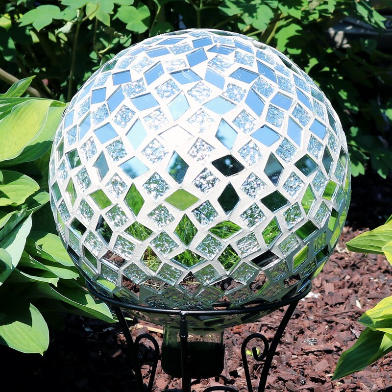 World Menagerie Nickerson Mosaic Gazing Ball & Reviews